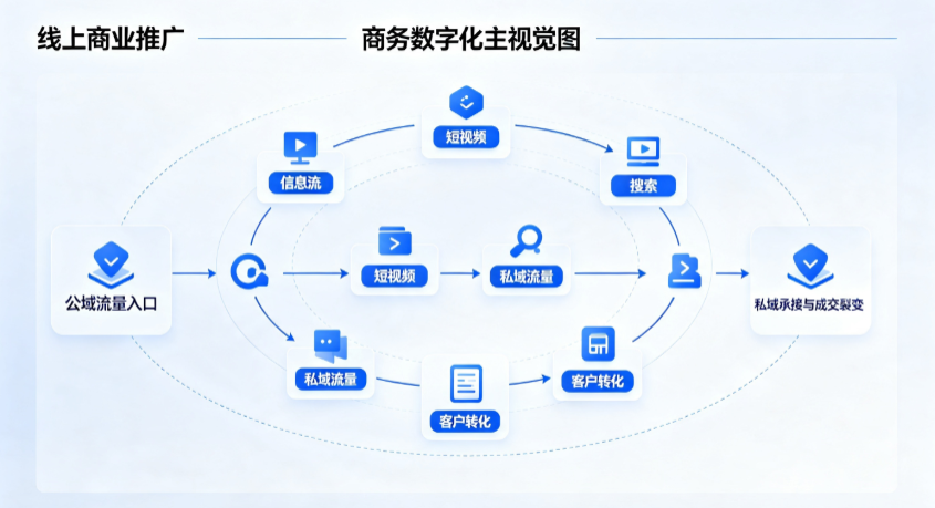 东阿县线上商业推广怎么做？全域流量闭环搭建与低成本转化实战指南
